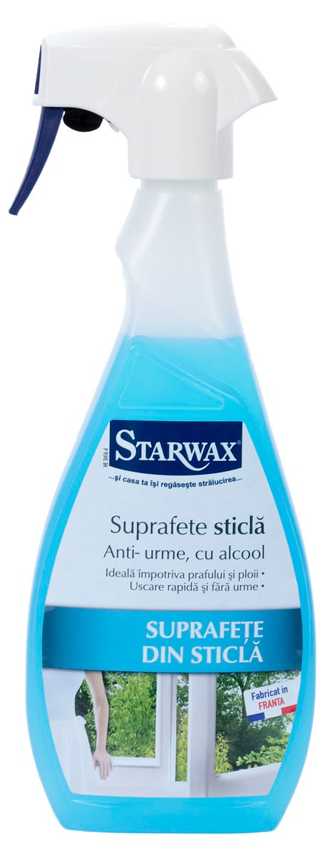 Solutie speciala curatare GEAMURI 3 in 1, anti-urme, Starwax - 500ml