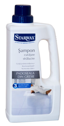 Sampon curatare si lustruire pardoseli interioare, Starwax - 1L