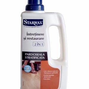 Solutie 2 in 1 Intretinere si restaurare pentru Parchet Stratificat - Starwax, 1L