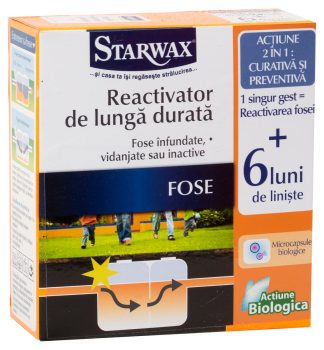 Pulbere REACTIVARE FOSE SEPTICE, tratament termen lung, Starwax - 500g