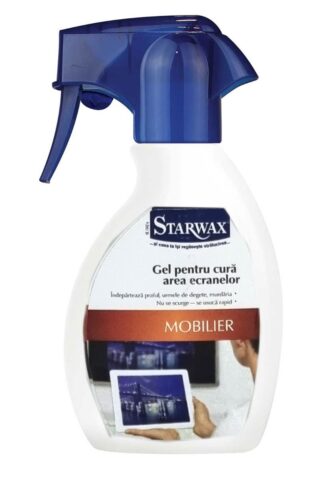 Solutie gel curatare ecrane TV, monitor, smartphone, tableta - Starwax - 250ml