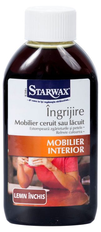 Solutie regenerare mobila LEMN INCHIS, Starwax - 200 ml
