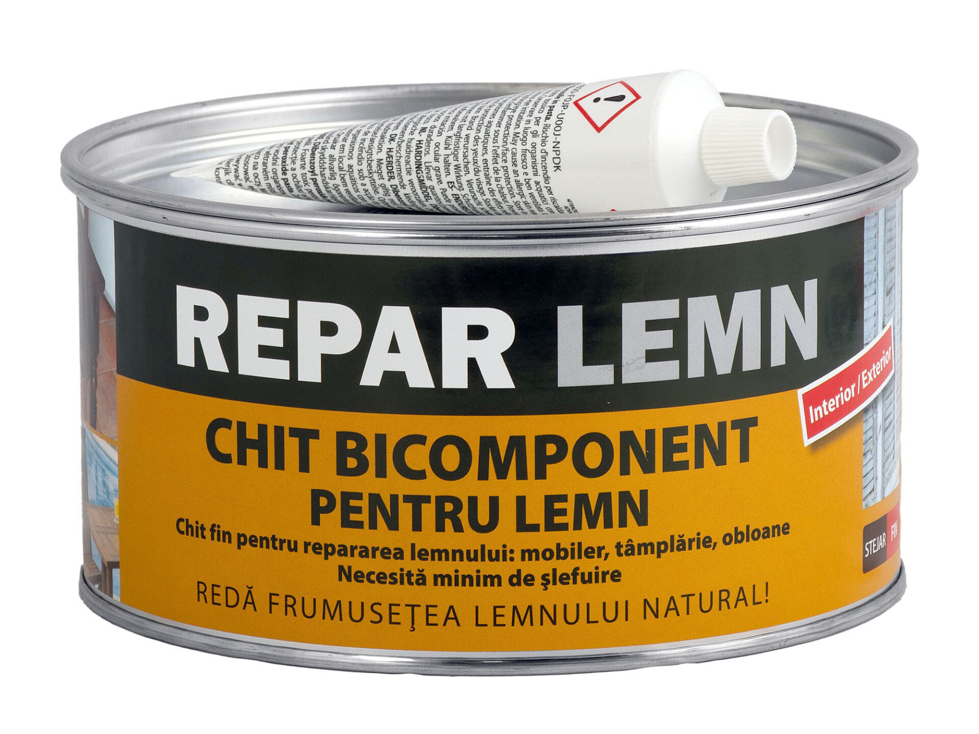 Chit fin pentru Lemn, nuanta Stejar - Sinto, 1kg - imagine 3