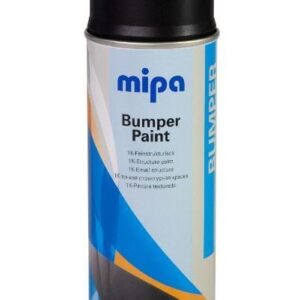 Spray vopsea plastic auto, Negru, texturata (fond bare) - Mipa, 400ml