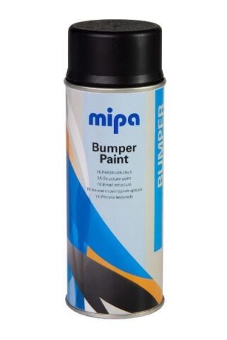 Spray vopsea plastic auto, Negru, texturata (fond bare) - Mipa, 400ml