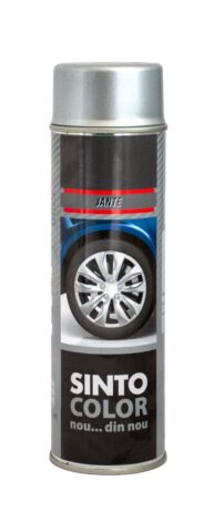 Spray vopsea jante auto Argintiu (aluminiu) - Sinto, 500ml
