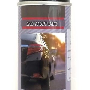 Spray vopsea auto plastic (fond bare) NEGRU - SINTO, 400ml