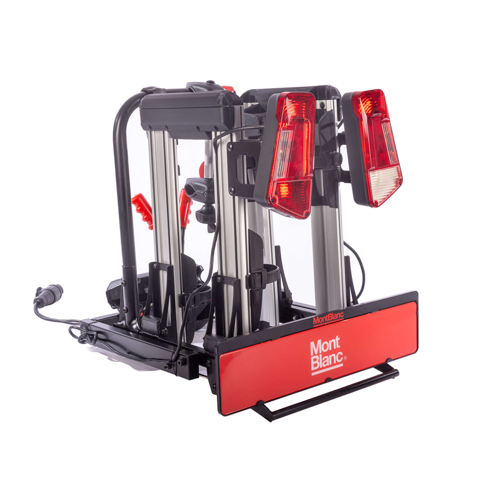 Suport auto 2 biciclete electrice (e-bike) Sarek cu prindere pe carlig de remorcare - MontBlanc - imagine 3