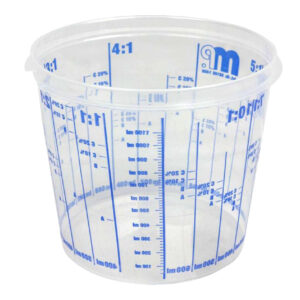 Pahar gradat mixare vopsea 1.4L (gradatii 1100ml)
