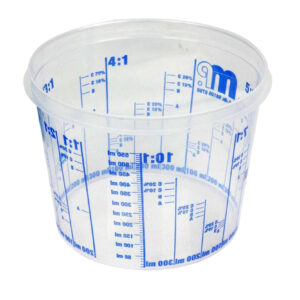 Pahar gradat mixare vopsea 0.75L (gradatii 550ml)