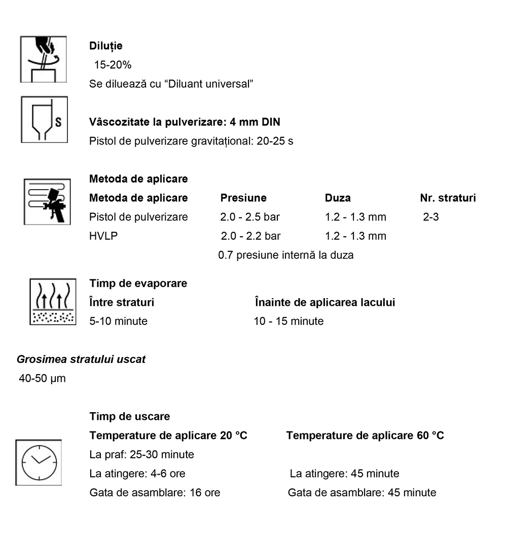 Vopsea industriala Argintiu 18 / RAL 9006, pentru utilaje, metal, constructii - Sinto, 1L - imagine 3