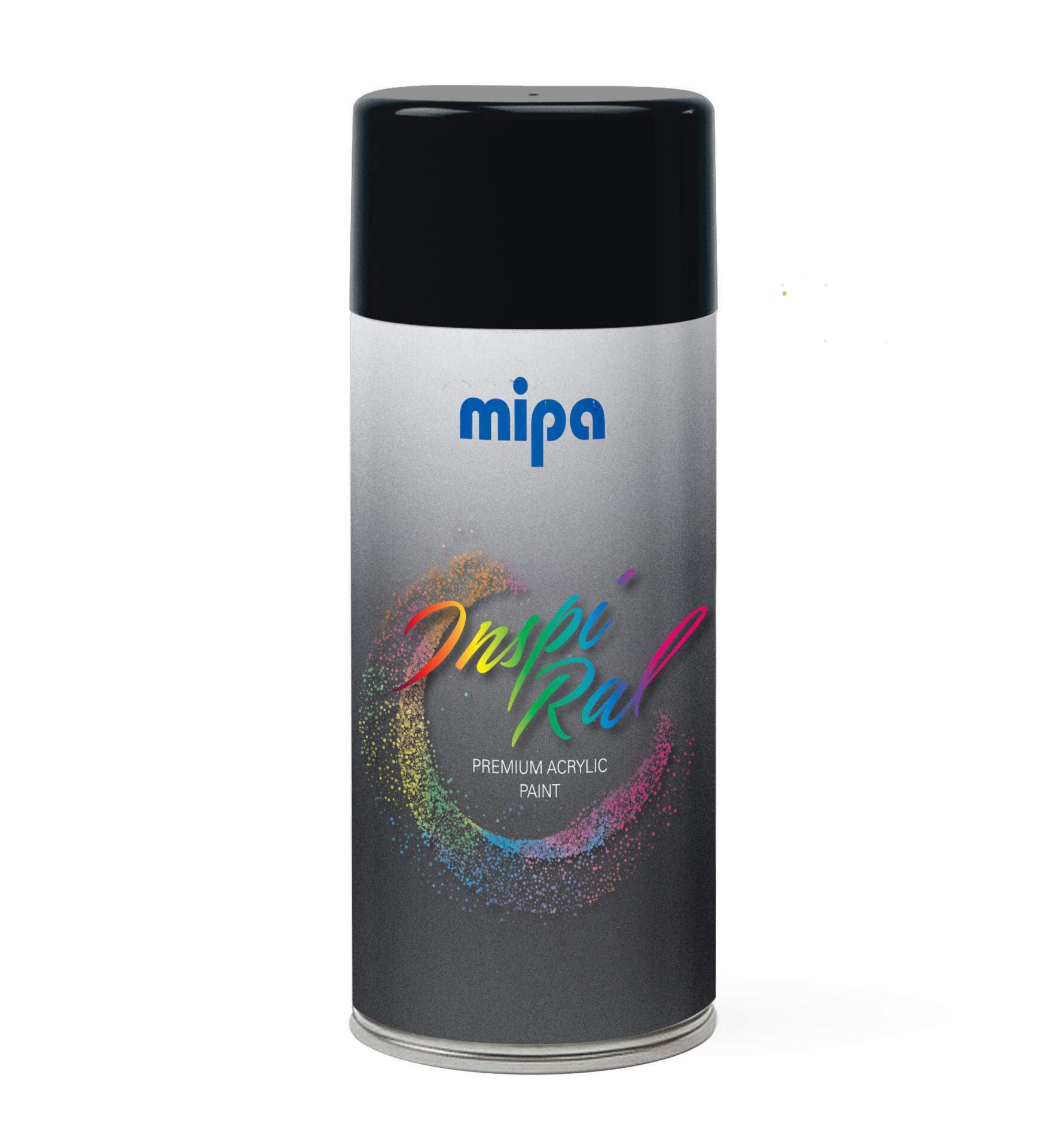 Spray vopsea premium Negru Lucios, RAL 9005 - Mipa Inspiral, 400ml