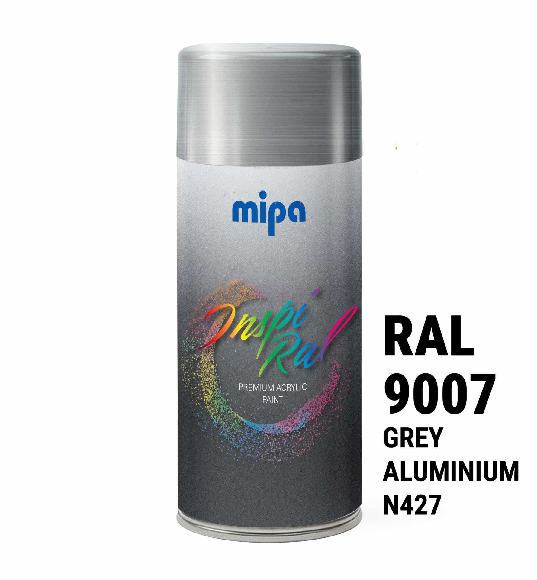 Spray vopsea premium Aluminiu gri, RAL 9007 - Mipa Inspiral, 400ml - imagine 3