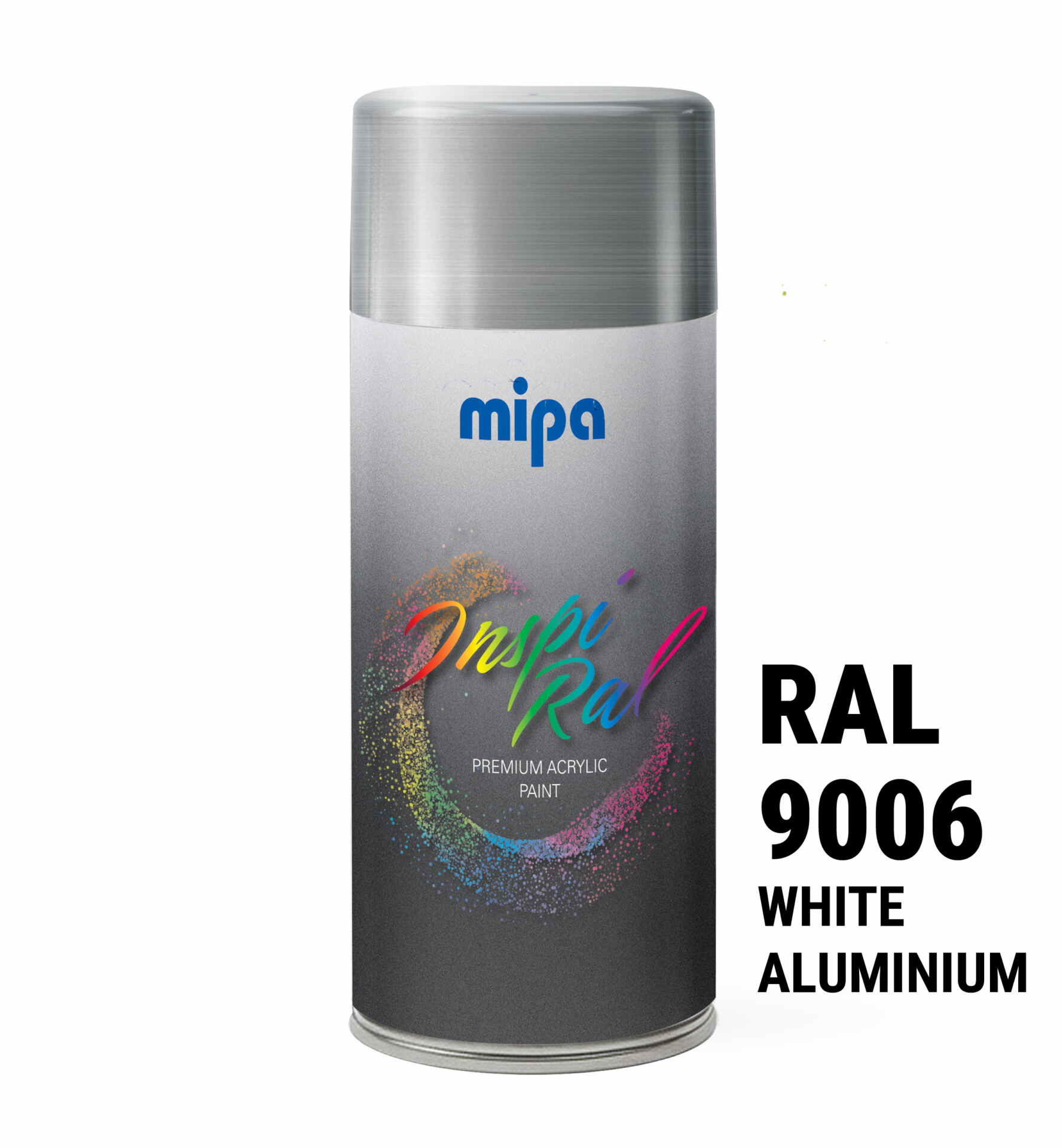 Spray vopsea premium Aluminiu alb, RAL 9006 - Mipa Inspiral, 400ml - imagine 3