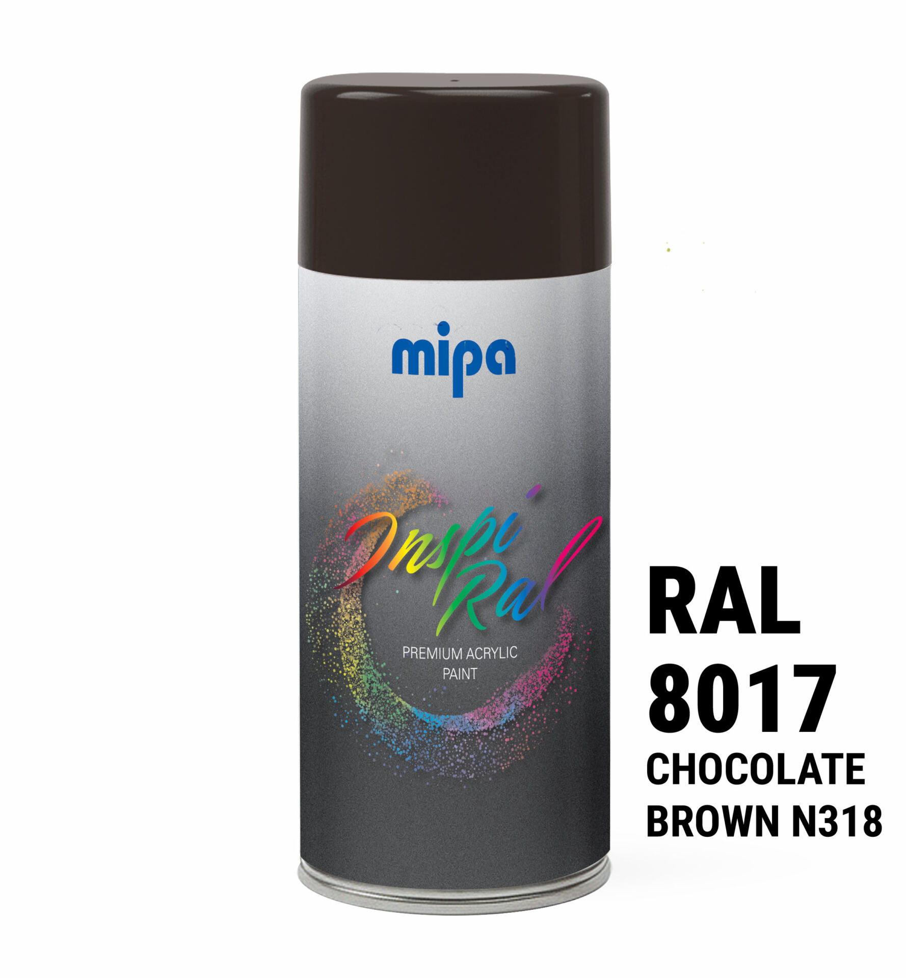 Spray vopsea premium Maro ciocolatiu, RAL 8017 - Mipa Inspiral, 400ml - imagine 3