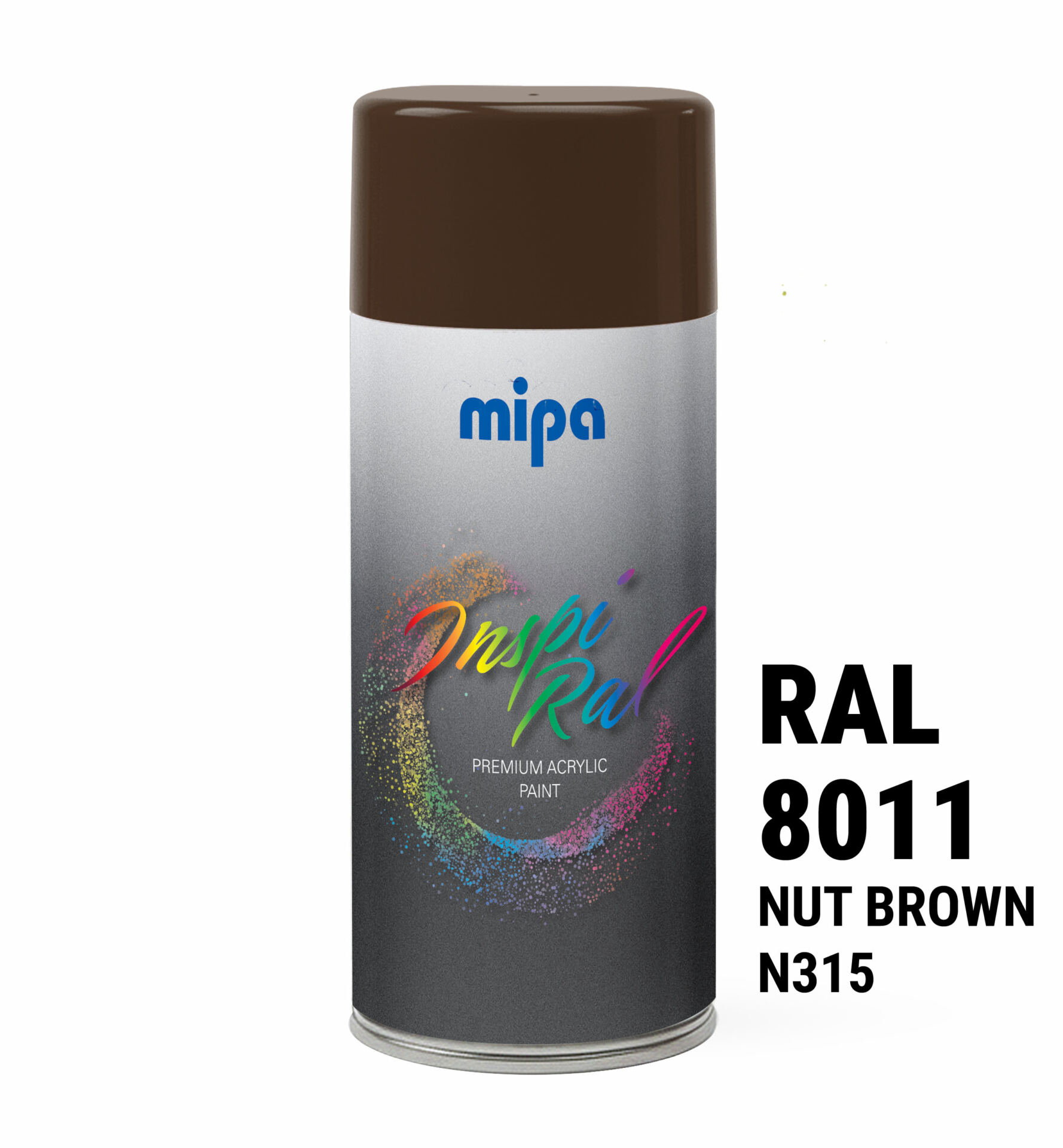 Spray vopsea premium Maro inchis, RAL 8011 - Mipa Inspiral, 400ml - imagine 3
