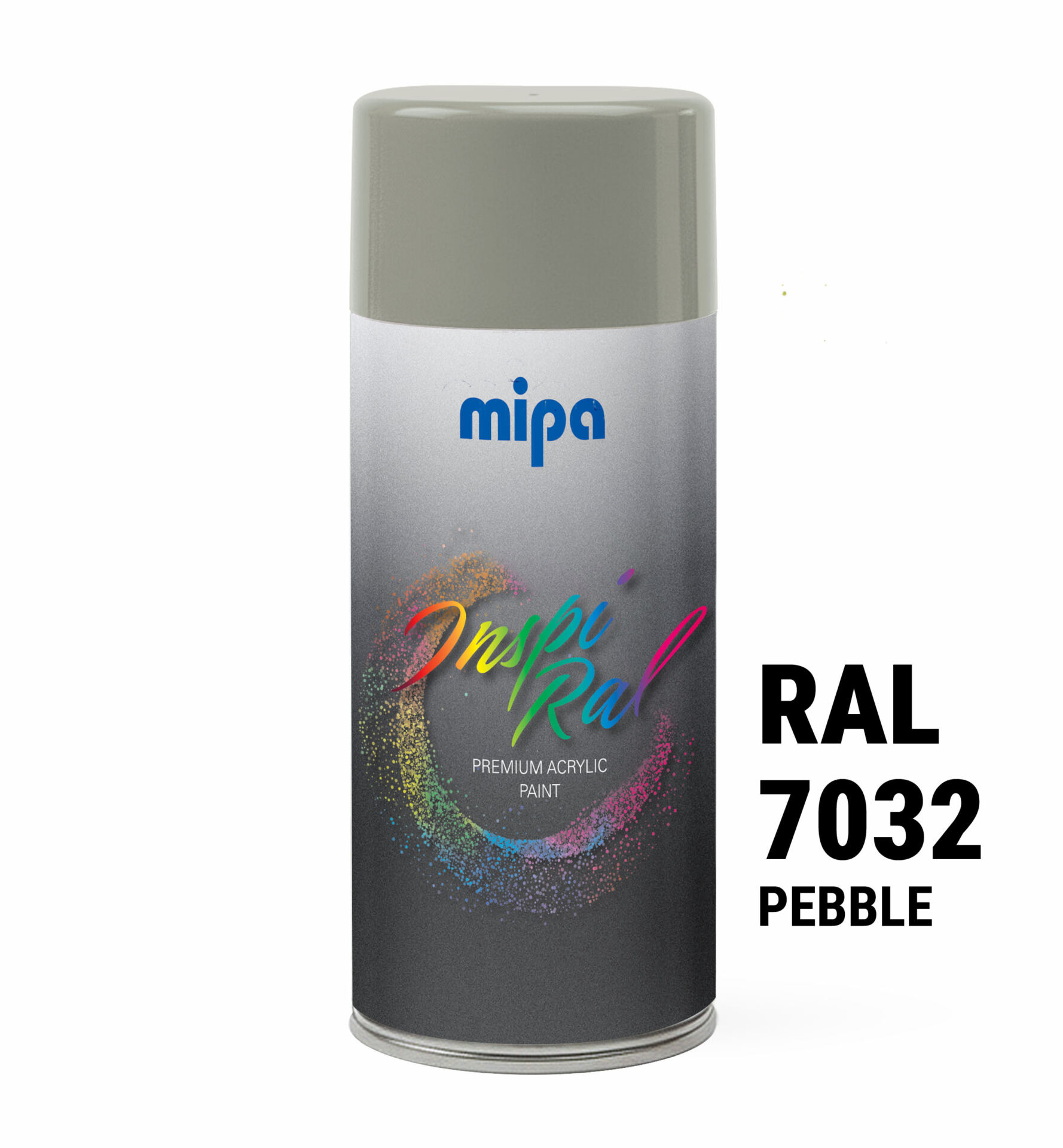 Spray vopsea premium Gri pietris, RAL 7032 - Mipa Inspiral, 400ml - imagine 3