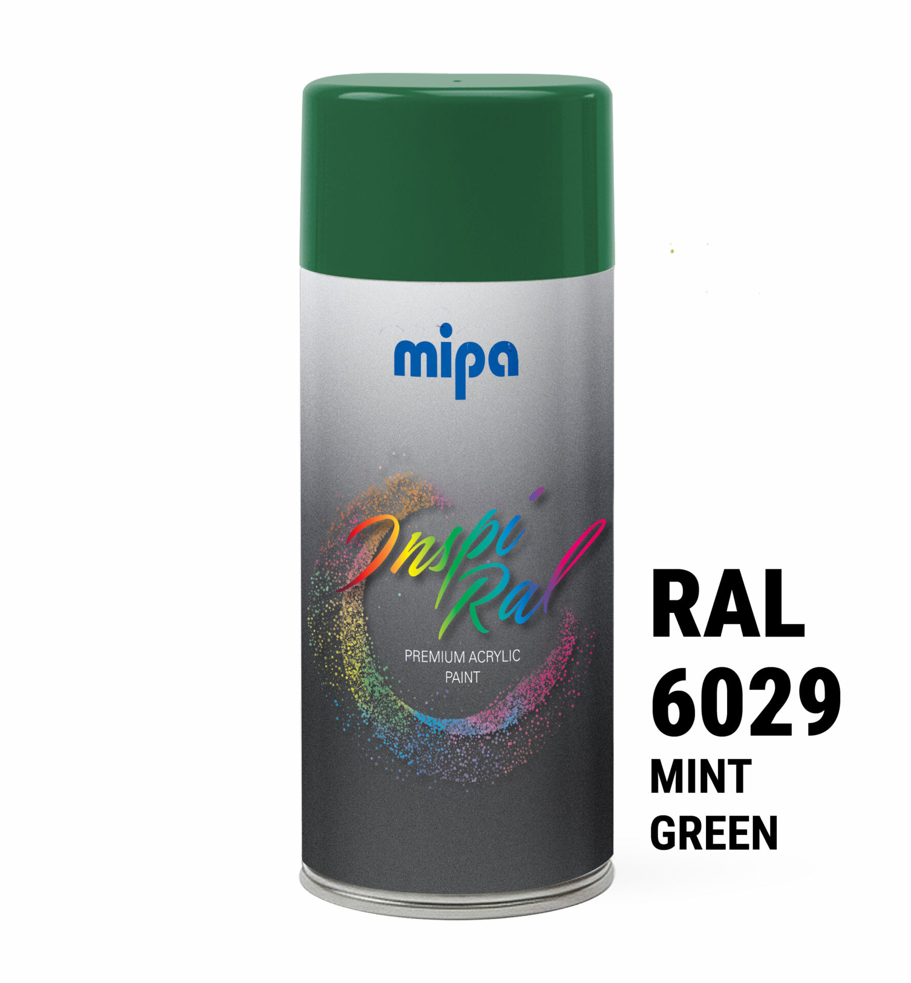 Spray vopsea premium Verde menta, RAL 6029 - Mipa Inspiral, 400ml - imagine 3