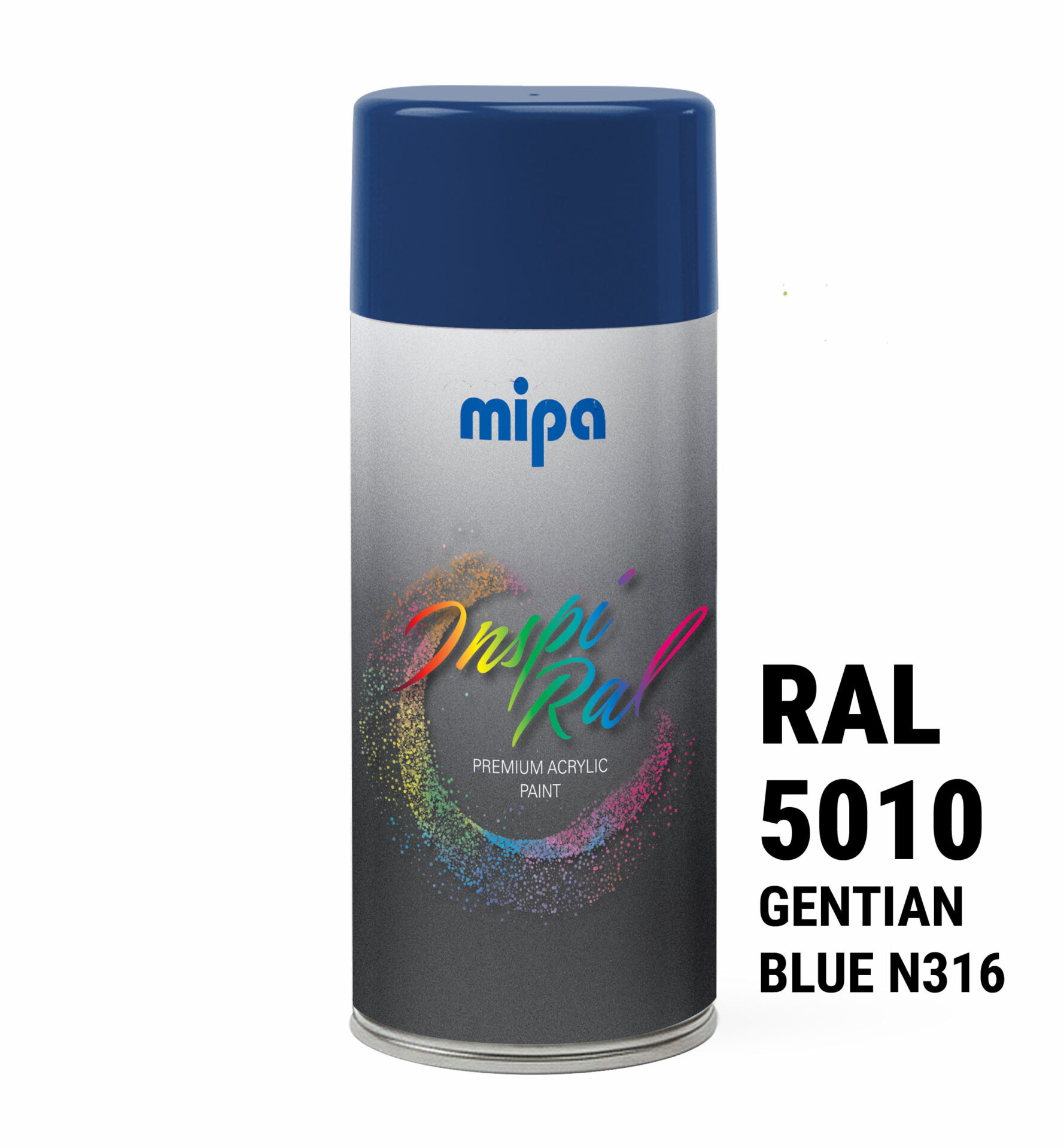 Spray vopsea premium Albastru Gentian, RAL 5010 - Mipa Inspiral, 400ml - imagine 3