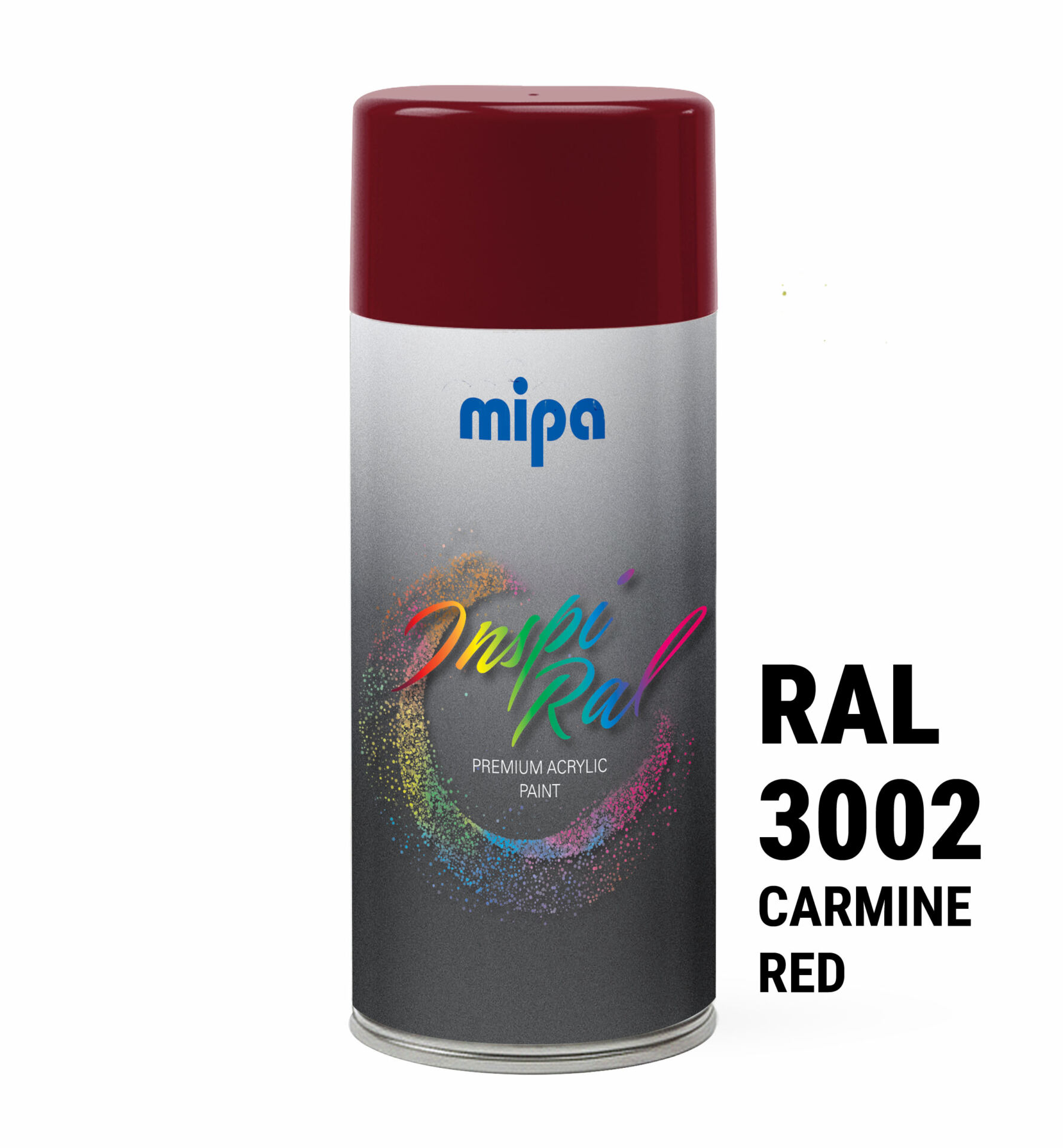 Spray vopsea premium Rosu Carmin, RAL 3002 - Mipa Inspiral, 400ml - imagine 3
