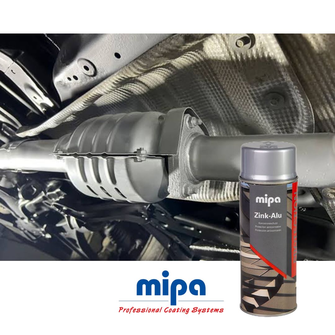 Spray grund auto cu Zinc, anticoroziv, rezistent la temperaturi inalte (300°C) - Mipa Zink-Alu 400ml - imagine 2