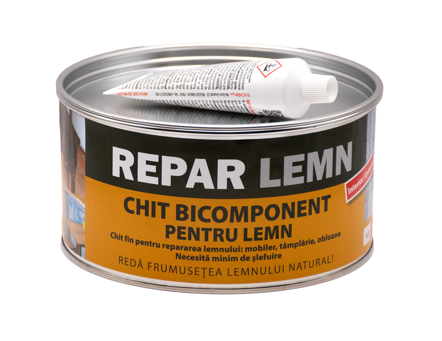 Chit fin pentru Lemn, nuanta Brad - Sinto, 1kg