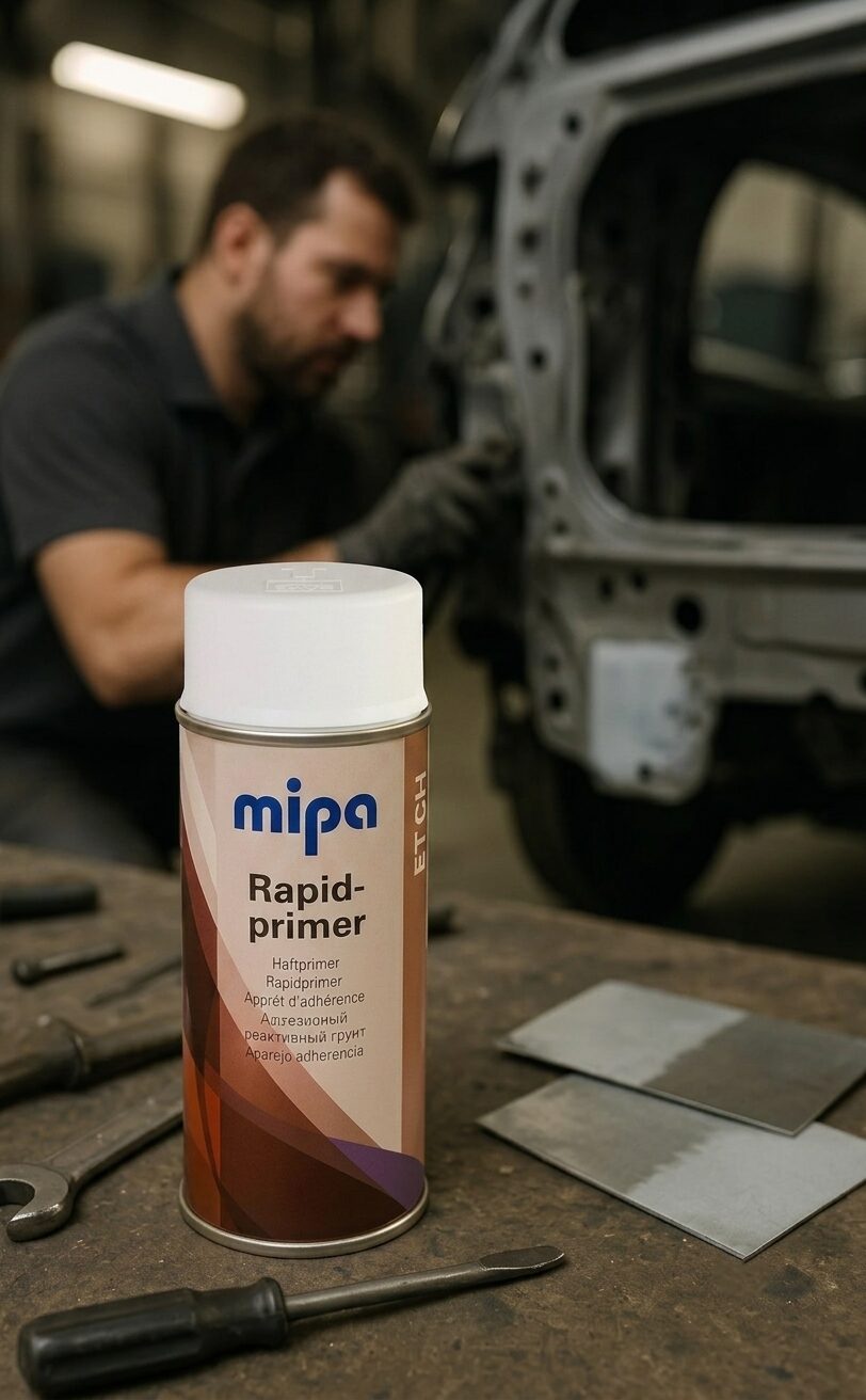 Spray grund auto Rapid, Anticoroziv - Mipa Rapid Primer, 400ml - imagine 2