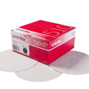 Discuri abrazive velcro Granulatie P100, Ø125mm, fara gauri, cutie 100buc - Smirdex