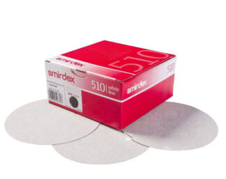 Discuri abrazive velcro Granulatie P240, Ø125mm, fara gauri, cutie 100buc - Smirdex