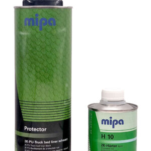 Vopsea auto texturata Protector cu Intaritor - Negru, 1L (750+250ml)