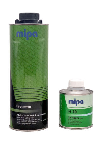 Vopsea auto texturata Protector cu Intaritor - Negru, 1L (750+250ml)