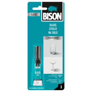 Bison GLASS, adeziv lipire si reparare sticla - 2ml