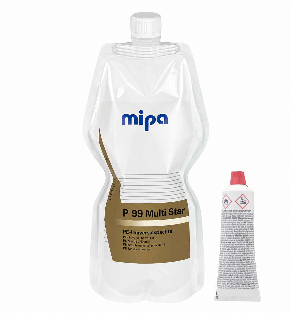 Chit auto premium Mipa P99 Multi Star, umplere si finisare - tub flexibil, 1Kg