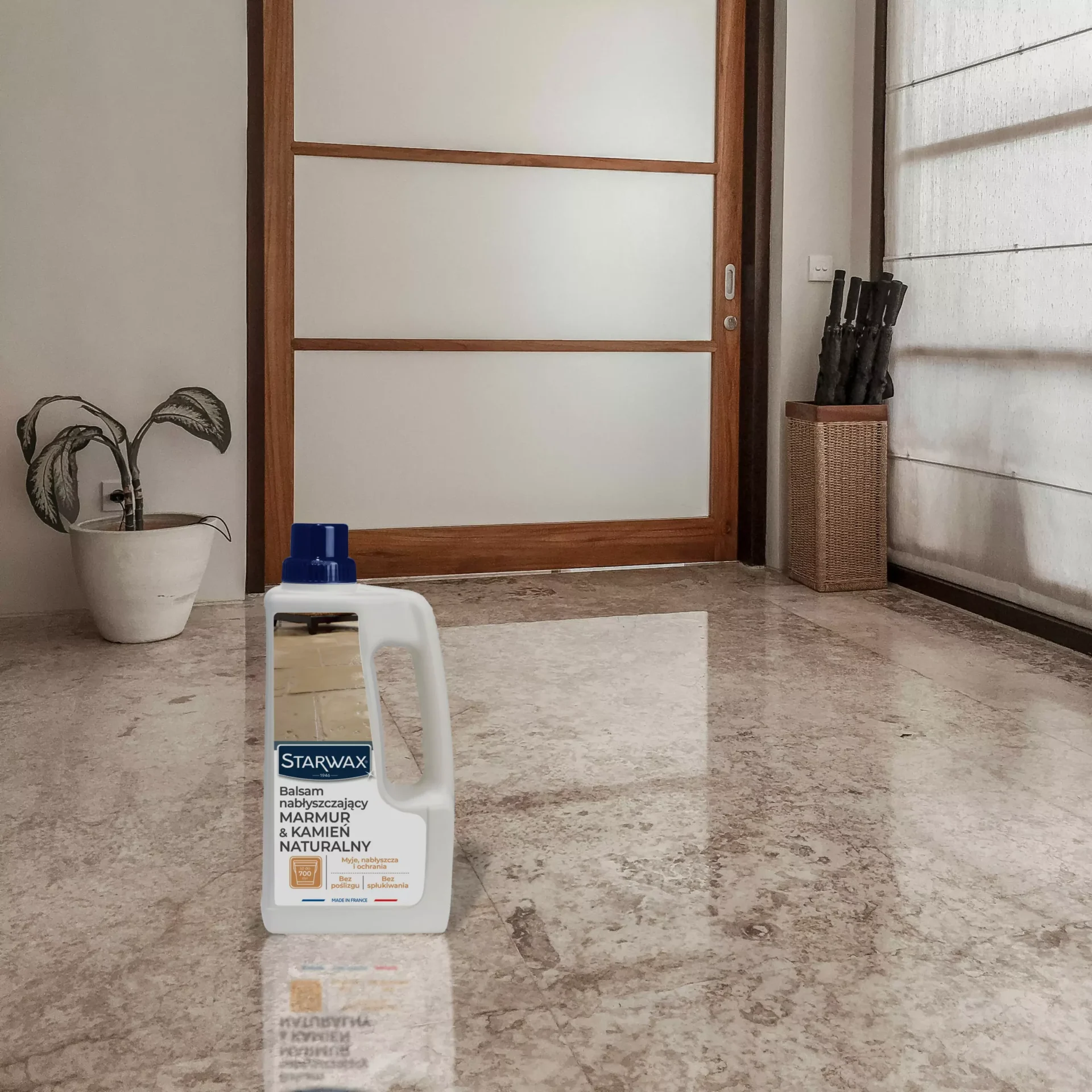 Balsam de stralucire marmura si piatra naturala - Starwax, 1L - imagine 4