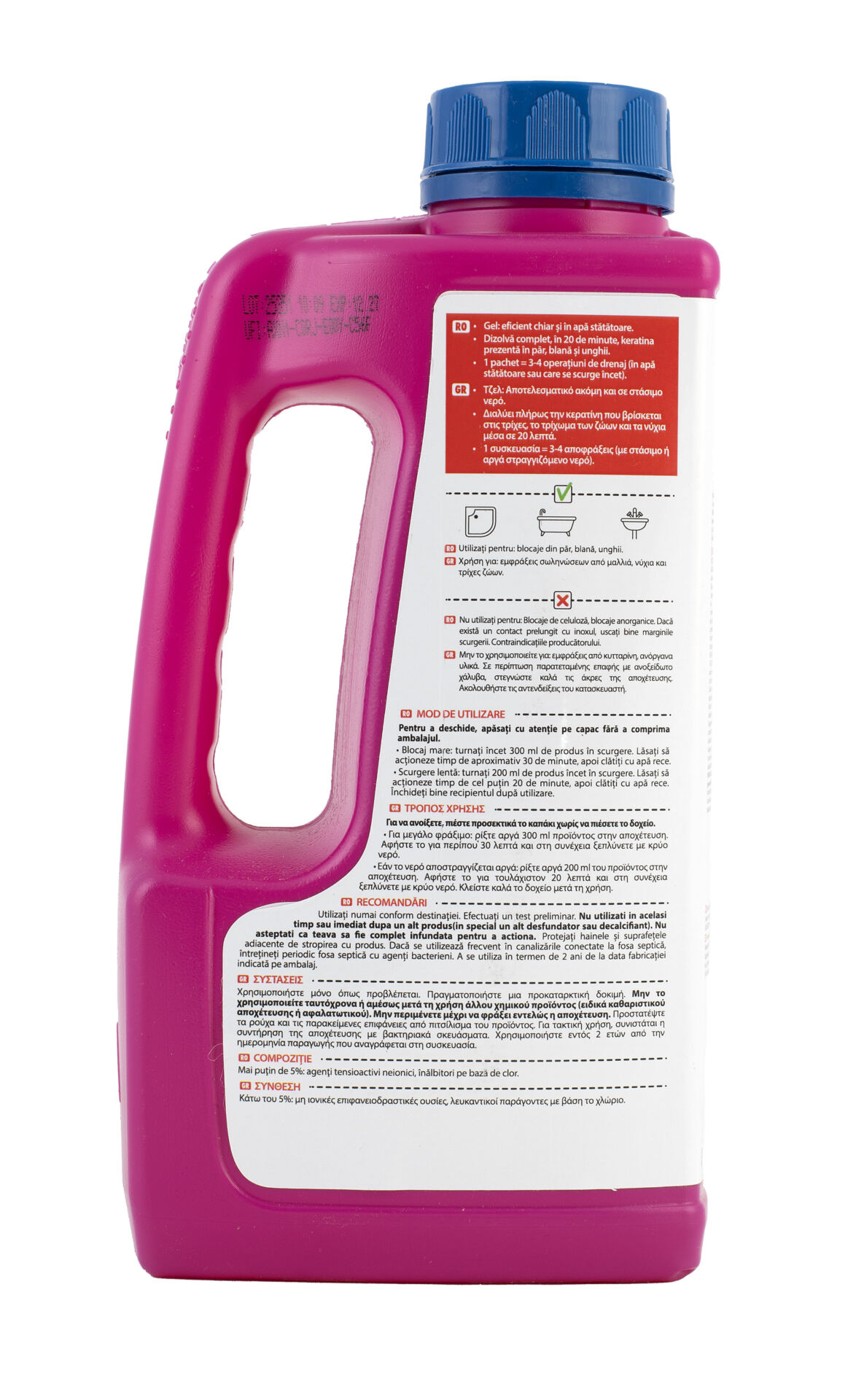 Solutie desfundare canalizare, special pentru dopurile din par - Starwax, 900 ml - imagine 3