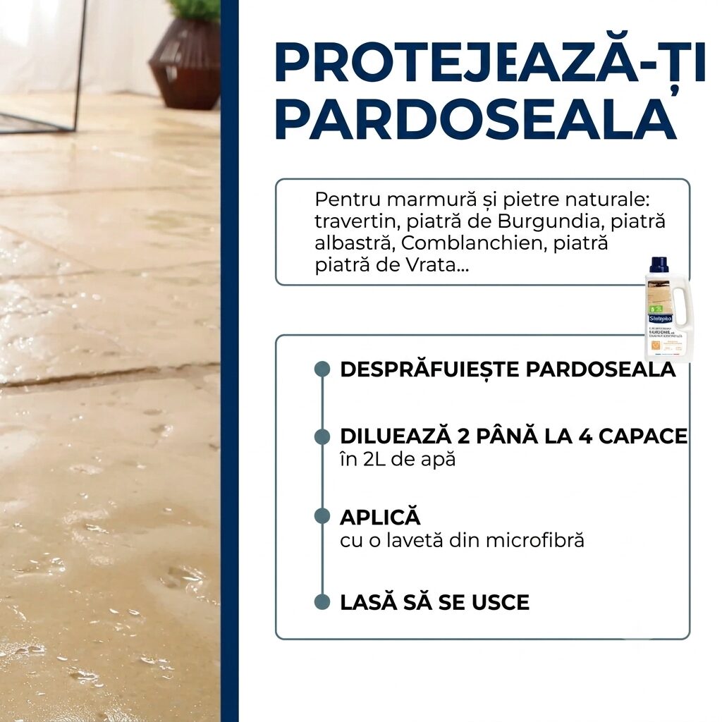 Balsam de stralucire marmura si piatra naturala - Starwax, 1L - imagine 8
