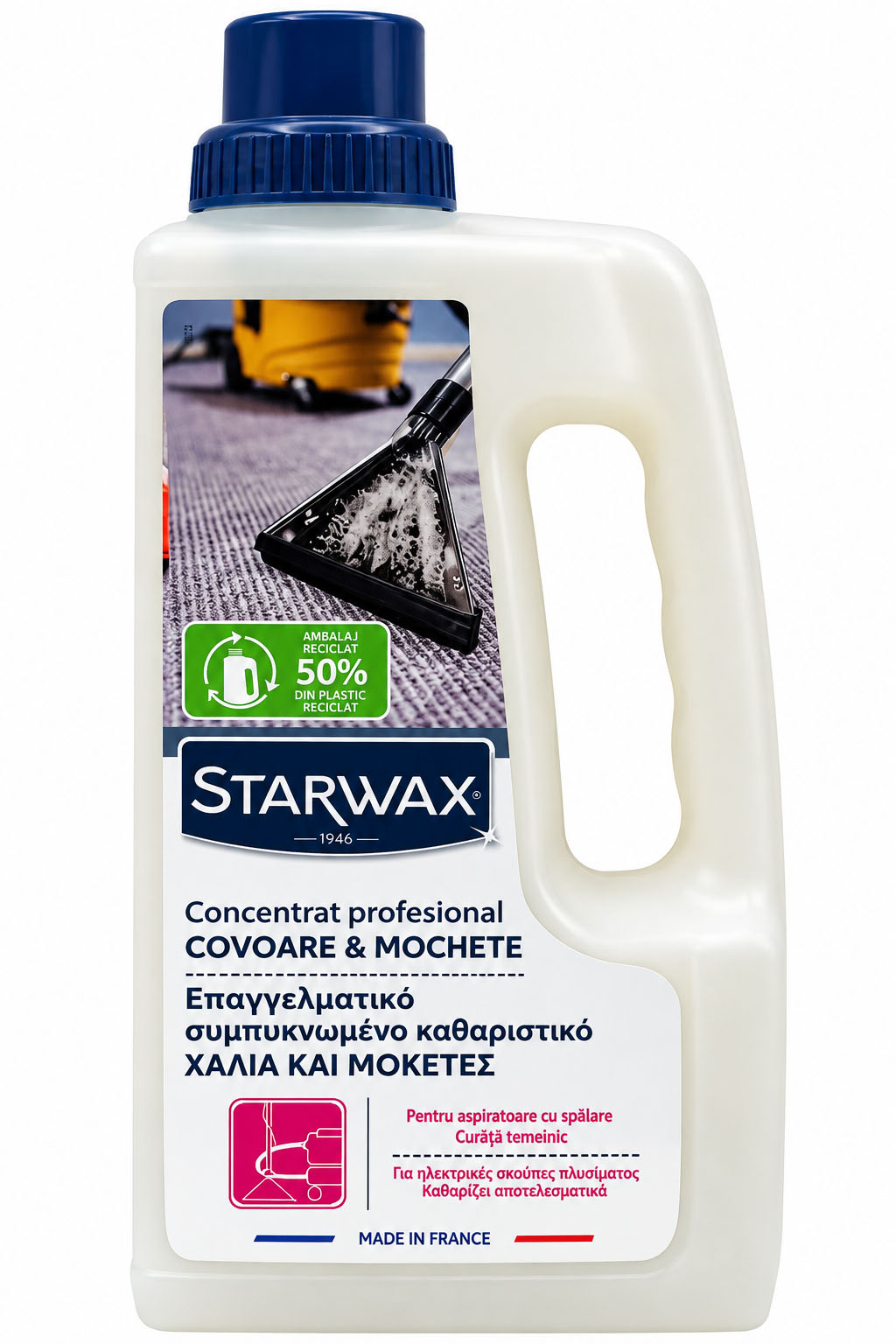 Detergent profesional Covoare si mochete (pentru aspiratoare cu spalare) - Starwax, 1L