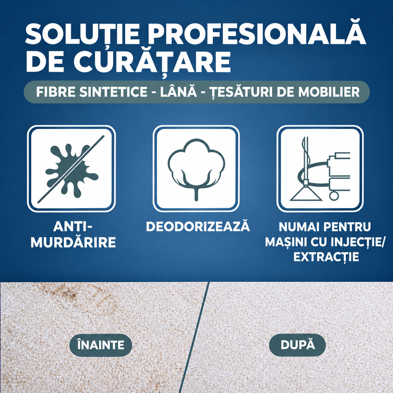 Detergent profesional Covoare si mochete (pentru aspiratoare cu spalare) - Starwax, 1L - imagine 4